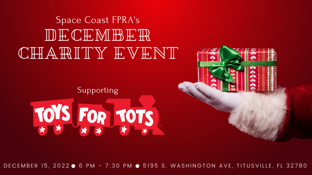 December Charity MIxer Supporting Toy for Tots