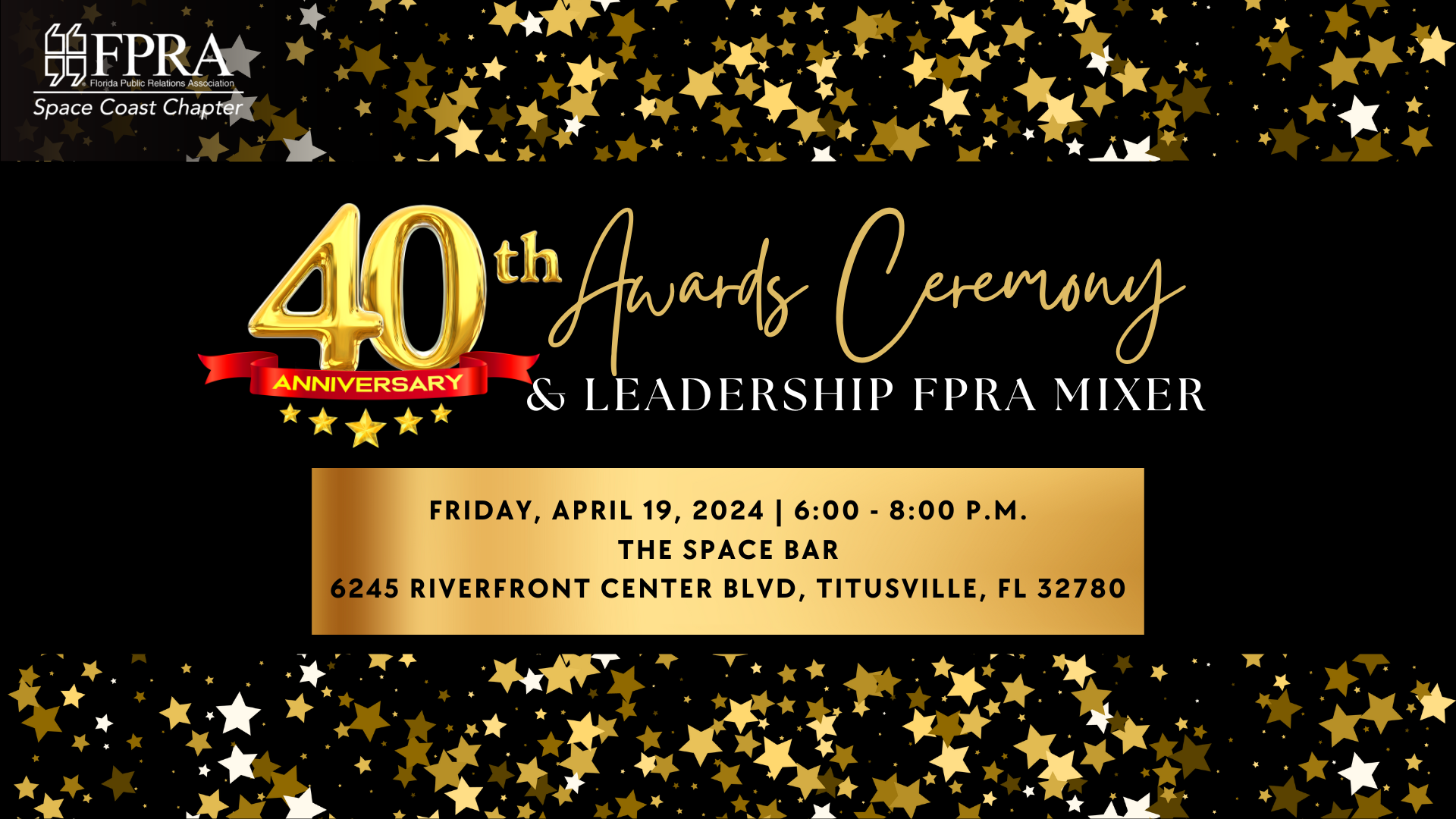 40th Anniversary Awards Ceremony & Leadership FPRA Mixer